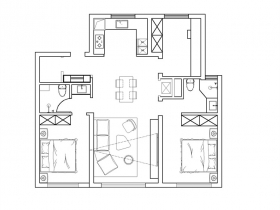 中海玺悦｜现代奶油风格