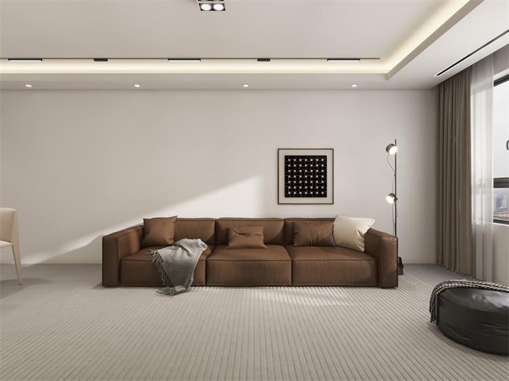 旭辉东樾城90㎡ 奶油风 客厅.jpg